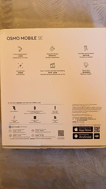 hile mobile: DJI Osmo Mobile SE. YouTube layihəsi üçün alınıb lakin layihə baş — 7