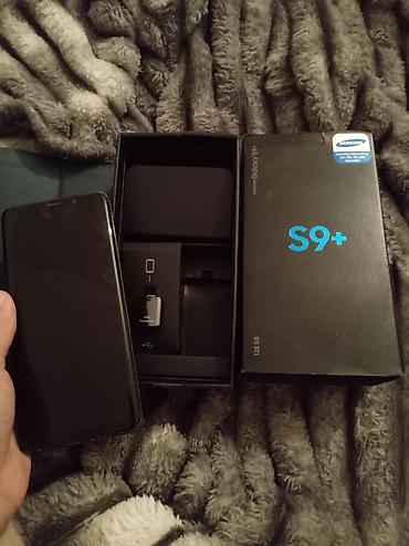 Техника и электроника: Samsung Galaxy S9 Plus, 128 ГБ, цвет - Черный, Отпечаток пальца — 1