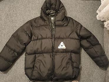 пуховик тёплый: Пуховик Palace Puffer Jacket, размер L. Черная объемная — 1