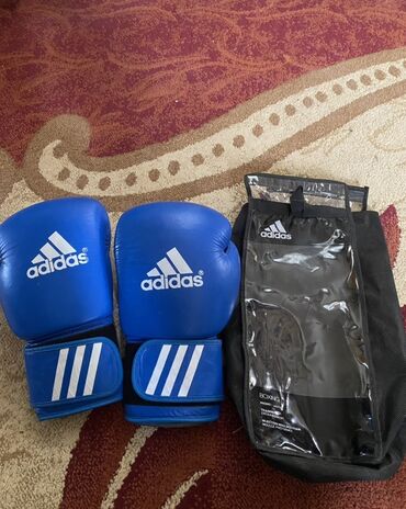 boks elcekler: Adidas boks əlcəkləri – mavi rəngdə, AIBA Quality (2021) - Marka