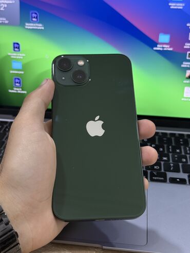 Apple iPhone: IPhone 13, 128 GB, Mavi, Simsiz şarj, Face ID, Sənədlərlə