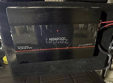 Колонки и сабвуферы: Avtomobil üçün səs sistemi komplekti - Gücləndirici: Kenwood — 3