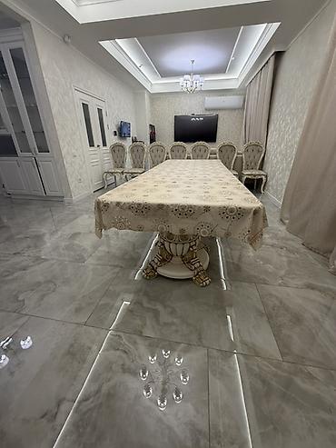 Столы для зала: Роскошный обеденный стол в классическом стиле. - Форма: прямоугольная — 5