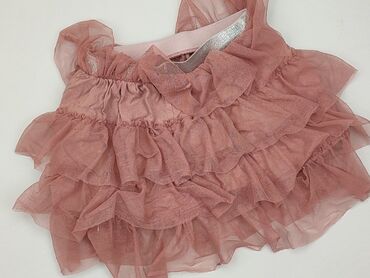 różowa spódniczka z falbankami: Spódniczka, 4-5 lat, 104-110 cm, stan - Dobry