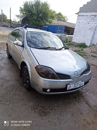 приматок прямоток: Nissan Primera: 2002 г., 2 л, Вариатор, Бензин, Седан