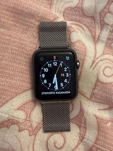 iphone saat: Apple Watch Sport 42 mm (1-ci nəsil) - Korpus: qara/alüminium - — 1