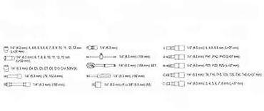 Setovi ručnog alata: STHOR 58643 – set nasadnih ključeva i bitova 1/4" (46 delova) u koferu — 9