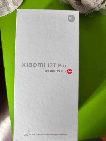 xiaomi redmi 9 t: Xiaomi 13T Pro, 256 GB, rəng - Qara, 
 Zəmanət, Barmaq izi, Simsiz şarj