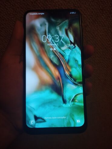 sensorlu pitiminutka: Samsung Galaxy A10, 32 ГБ, цвет - Черный, Гарантия, Сенсорный, Две SIM карты