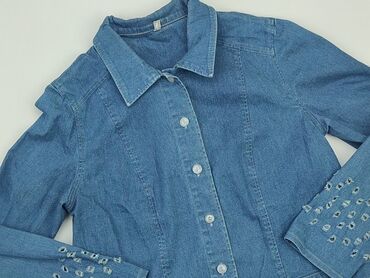 jeansy flare: Jeans jacket, L (EU 40), condition - Good