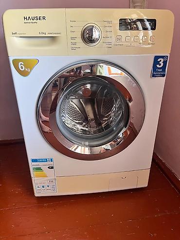 avto siqnalizasiya: Hauser HWM70-6006WC ön yükləməli paltaryuyan maşın - Yükhəcm: 6 kq - — 1