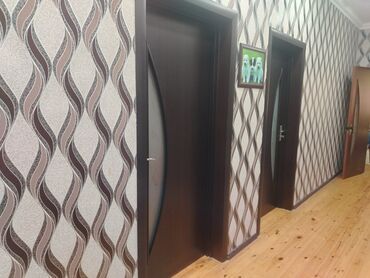 demir seyf qapı: MDF otaq qapıları dəsti - Material: MDF, taxta karkas - Rəng: tünd