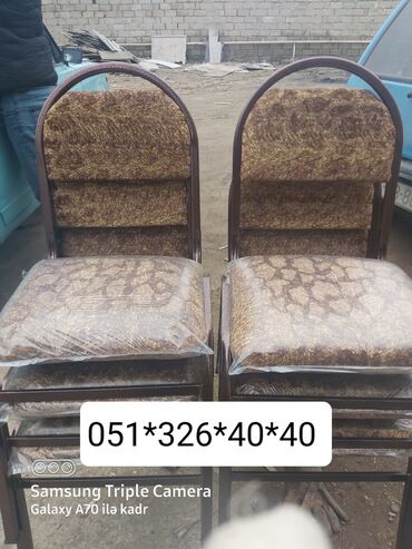 Masa və oturacaq dəstləri: Qonaq otağı üçün, Yeni, Açılan, Dördbucaq masa, 4 stul — 22