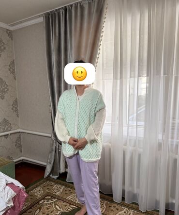 Айымдардын кийими: Блузка, Трикотаж, Solid print