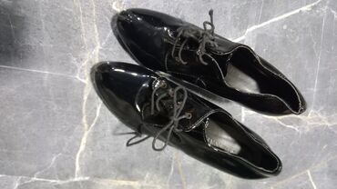 туфли черные: Ботинки и ботильоны 36, цвет - Черный