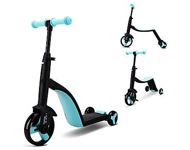 moped 50cc: Uşaqlar üçün 3‑funksiyalı dönüştürülə bilən skuter/velosiped - 3‑ü — 1