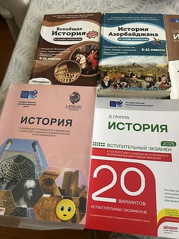 Testlər: Məhsul: Tarix üzrə rusdilli dərslik və test toplusu kitabları Tərkib — 6