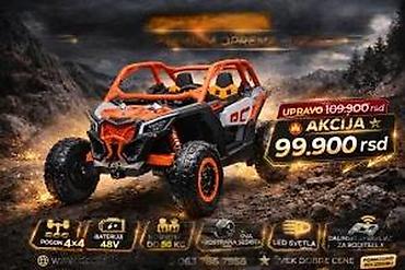 traktor igracka za decu: Maverick terensko električno vozilo za decu – dvosjed sa premium — 4
