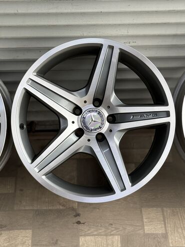 Диски: Литые Диски R 18 AMG, Комплект, отверстий - 5, Б/у — 7