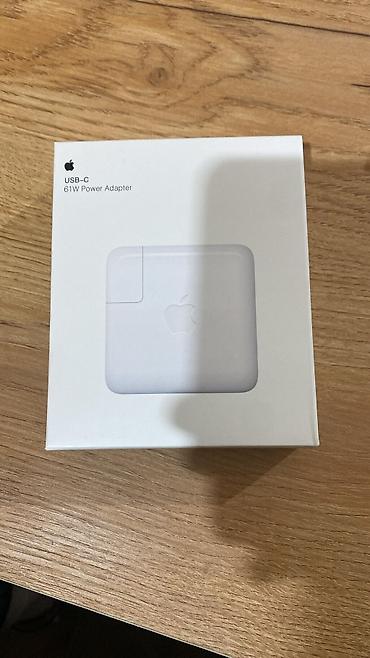 Ноутбуки и аксессуары: Məhsul: Apple enerji adapterləri (2 model) tam orginal 1) Apple USB‑C — 3