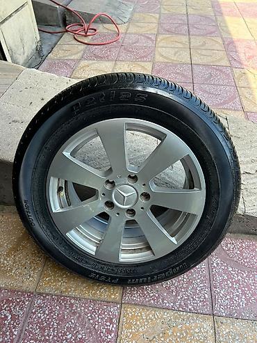 disk saat: Mercedes-Benz diski və Petlas təkəri (komplekt) Barter var 18 lik — 3