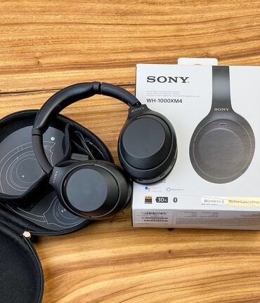 Аудиотехника: Sony wh-1000xm4 Пользовался сам больше года Коробка и чехол в