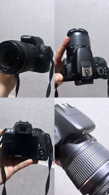 canon video kamera: Ayla91.Canon EOS 100D fotoaparat.Qiymet endirim olundu 220azn