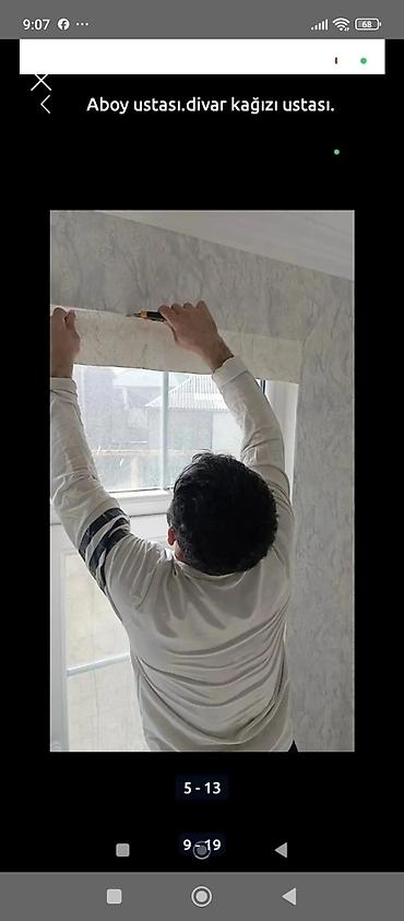 dayə axtariram: Aboy ustası emusiya ustası şpoklyovka ustası paduqa ustası laminat — 1