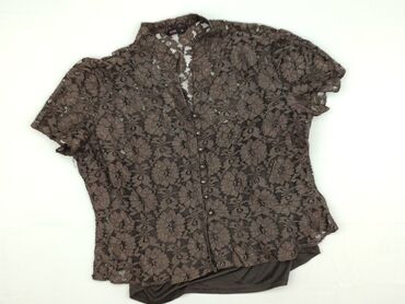 bluzka w geometryczne wzory: Toxik, Bluzka damska, rozmiar 6XL