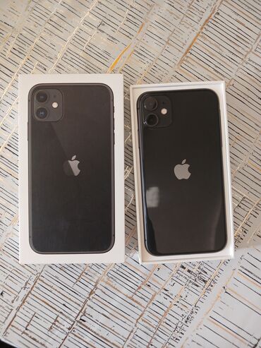 iphone 7 pulus: IPhone 11, 64 GB, Black Titanium, Zəmanət, Barmaq izi, Simsiz şarj