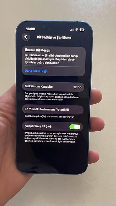 ideal iphone: IPhone 13, 256 GB, Mavi, Simsiz şarj, Face ID — 6