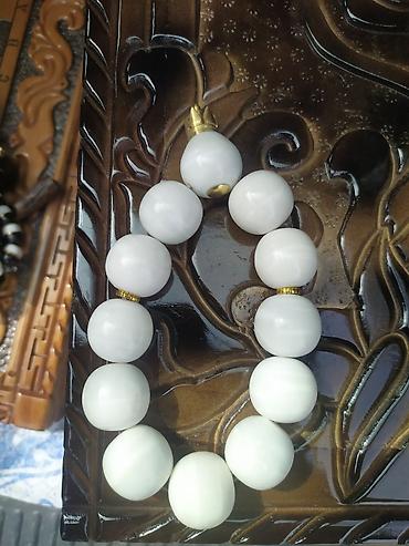 Təsbehlər: Əl işı təsbeh dəsti - Material: qara-qəhvəyi tonlarda cilalanmış — 7