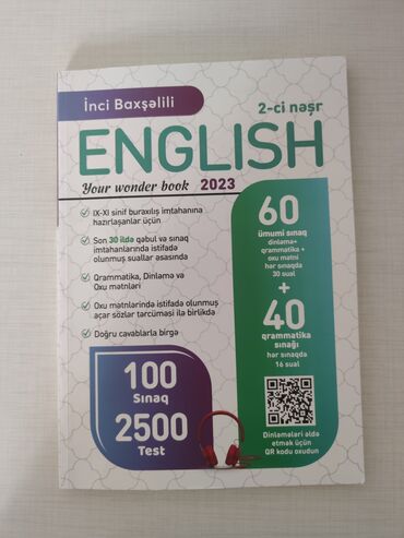 inci baxşəlili 100 sınaq pdf: İnci Baxşəlili kitab . qatı açilmayib bir defe bele istifadə