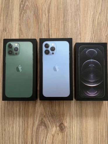 телефон ретро: Продам коробки от iPhone 13 Pro Max, зеленый, голубой. И 12 Pro