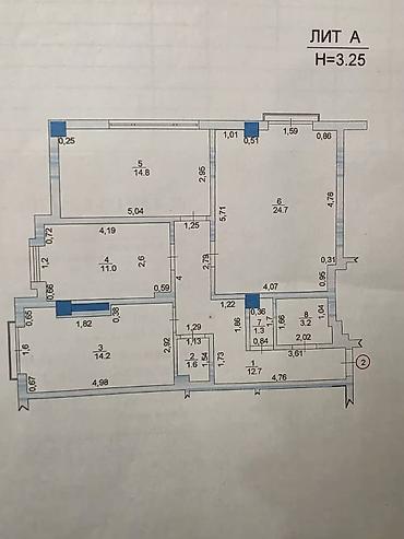 Продажа квартир: 3 комнаты, 85 м², Элитка, 1 этаж, Евроремонт at lalafo.kg — 10 Продажа квартир: 3 комнаты, 85 м², Элитка, 1 этаж, Евроремонт — 10