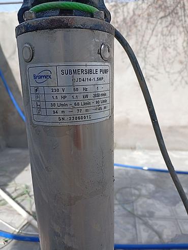 rekor: Bramex JD4/14-1.5HP dalğıc nasos Texniki göstəricilər: - Enerji — 1