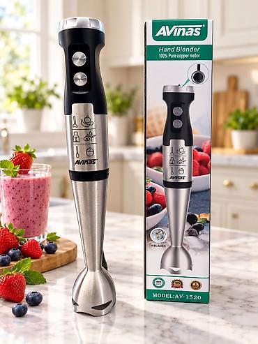 1800W Güclü Əl Blender ✅ 1800W güc ✅ 4 bıçaqlı sistem ✅ Titan