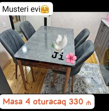 Masa və oturacaq dəstləri: Masa desti yeni