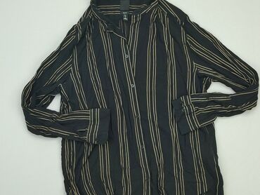 czarne bluzki rękaw 3 4: Сорочка жіноча, H&M, L, стан - Хороший