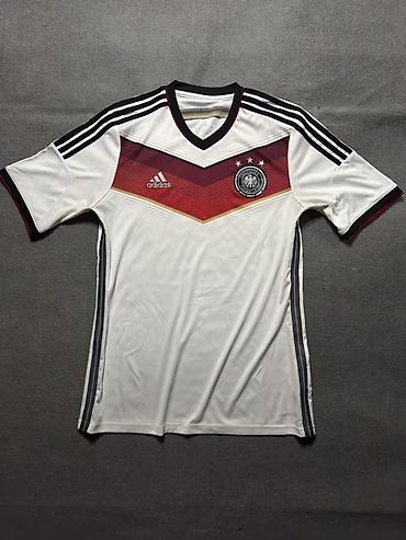 almaniyada saat neçədir: Futbolka, Adidas, M, rəng - Ağ — 1