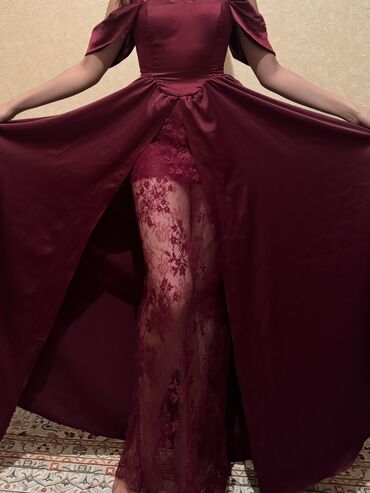каракол платье: Вечернее платье, Длинная модель, Атлас, Без рукавов, XS (EU 34), S (EU 36)