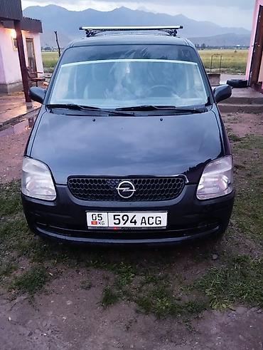 эшке: Opel Agila: 2002 г., 0.1 - engine capacity л, Кол менен иштөөчү, Бензин, Универсал — 3