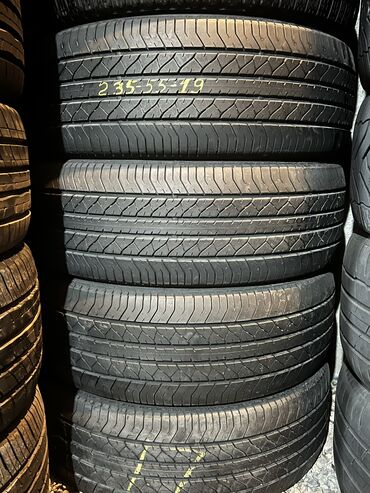 Шины 235 / 55 / R 19, Лето, Б/у, Комплект, Япония, Dunlop