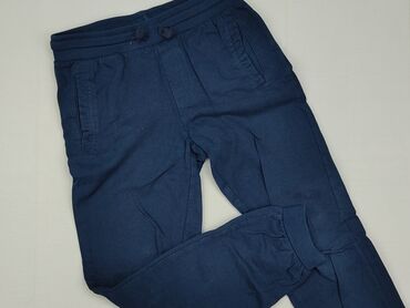 spodnie czerwone w kratę: Sweatpants, Little kids, 9 years, 128/134, condition - Good