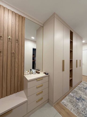 Шкафы для одежды: Шкаф для одежды, Новый, Прямой, Другой материал — 8