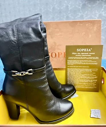 Сапоги: Сапоги, 36, Новый, цвет - Черный, Платная доставка, Самовывоз — 2