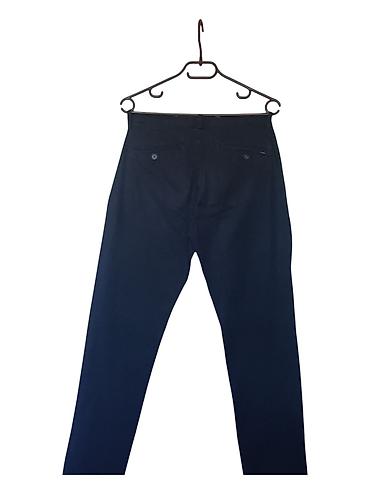 tamno sive pantalone: Muške pantalone crne boje, C&A, veličina 32/34 - Klasčan — 2