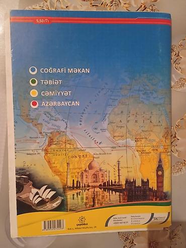 rus dilinde kitablar: Coğrafiya 6-cı sinif, 2021 il — 1