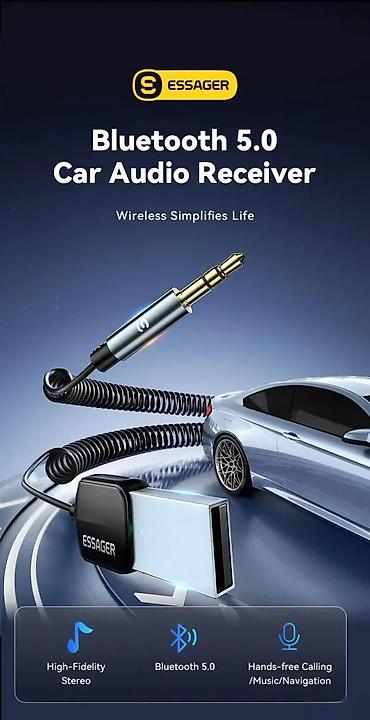 messages 1 audio: ESSAGER BLUETOOTH AUX AUDIO RISIVER ZA MUZIKU BLUTUT BEZICNO | — 1