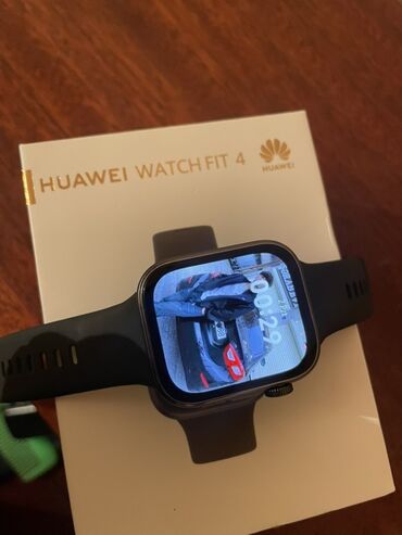 Смарт часы, Huawei, Сенсорный экран, цвет - Черный